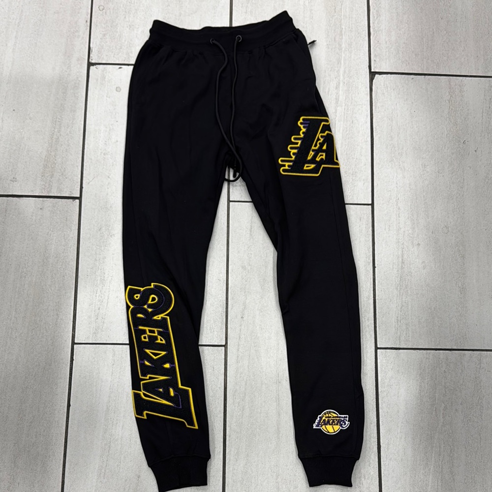 Los Angeles Lakers Black Joggers